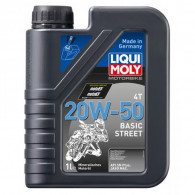 Huile Moteur Liqui Moly Motorbike 4T 20W-50 Basic Street 1L en Tunisie