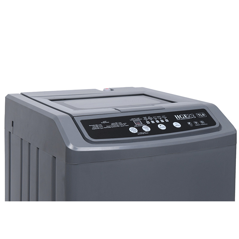 Machine à Laver Top HGE TL9 9Kg Gris en Tunisie