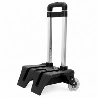 Chariot Scolaire Pour Cartable 2 Roues - Noir