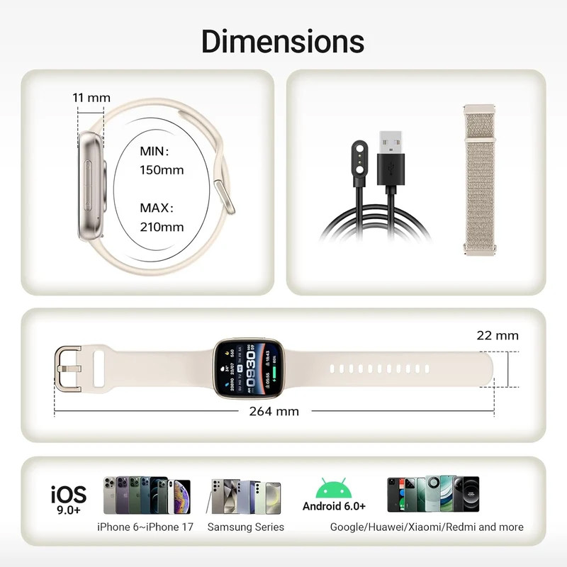 Smart Watch Maxwell GTX20 Amoled Silver en Tunisie