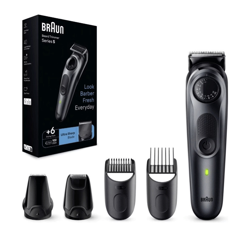Tondeuse À Barbe Braun Et Cheveux Séries 5 BT5441 Noir en Tunisie
