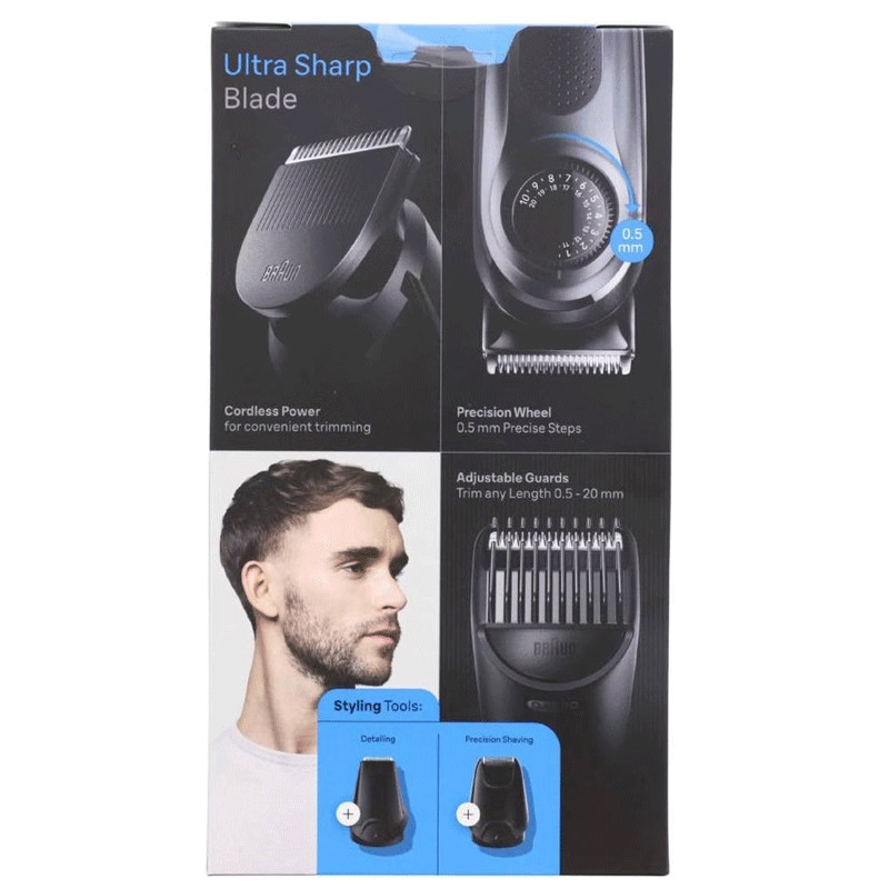 Tondeuse À Barbe Braun Et Cheveux Séries 5 BT5441 Noir en Tunisie
