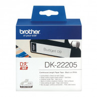 Rouleau D'étiquette Brother DK22205 Noir Sur Blanc en Tunisie