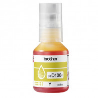 Bouteille D'encre Brother BTD100Y Original 48.8ml  Jaune En Tunisie