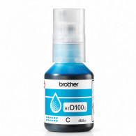 Bouteille D'encre Brother BTD100C Original 48.8ml Cyan En Tunisie