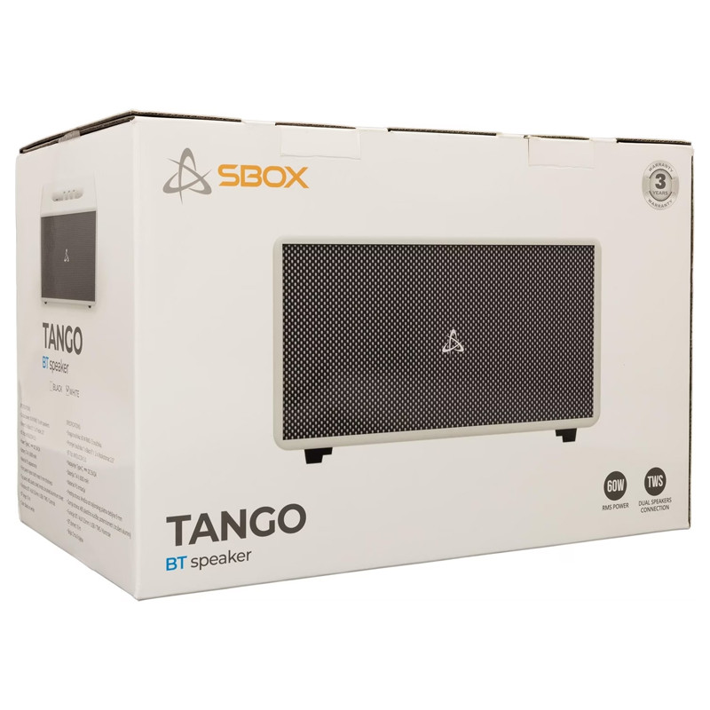 Haut Parleur Bluetooth Sbox BT-60 Tango Blanc en Tunisie