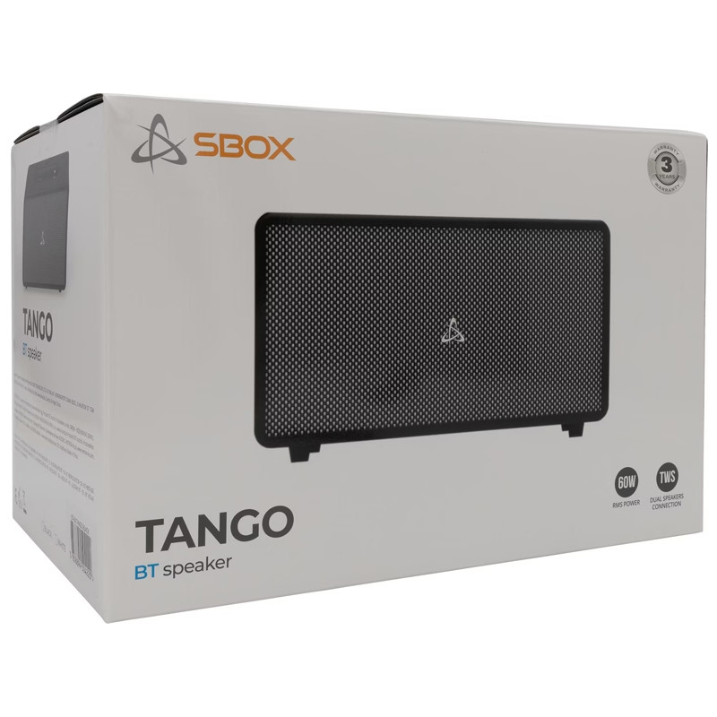 Haut Parleur Bluetooth Sbox BT-60 Tango Noir en Tunisie