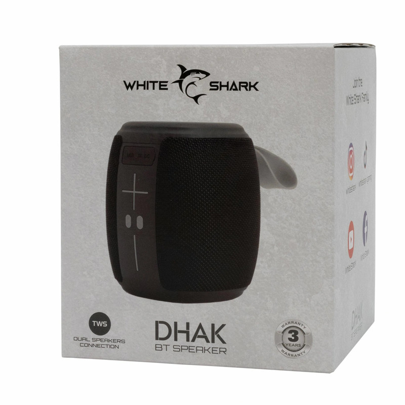 Haut Parleur Bluetooth White Shark GBT-888 Noir En Tunisie