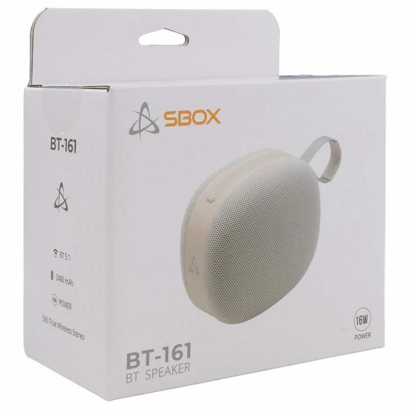 Haut Parleur Bluetooth Sbox BT-161 Blanc en Tunisie