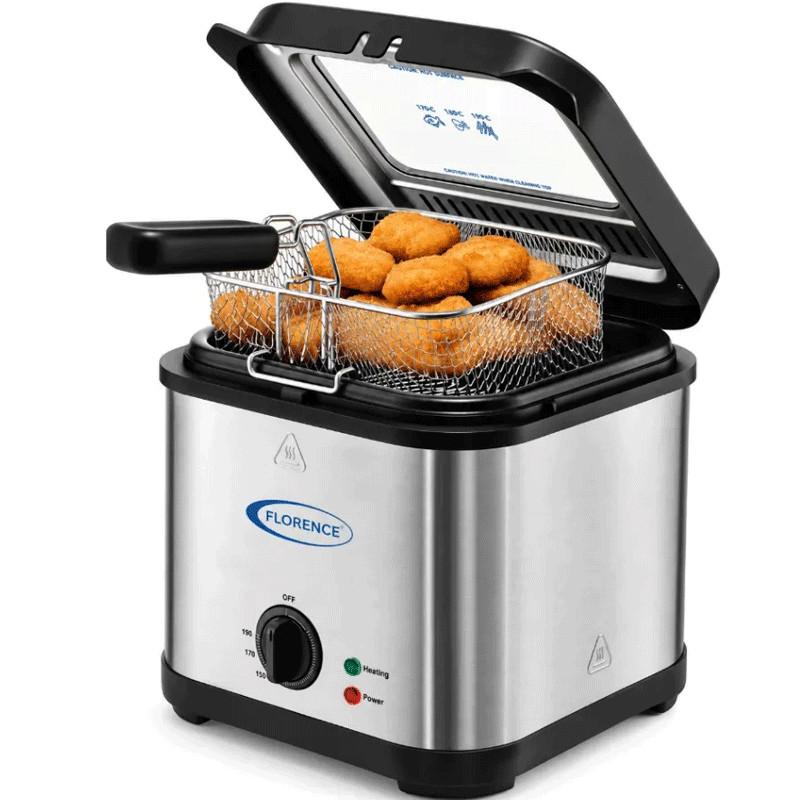 Friteuse Florence HK490 2.5L 1200W Inox en Tunisie
