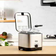 Friteuse DSP KB2187 1.5L 1000W Inox En Tunisie
