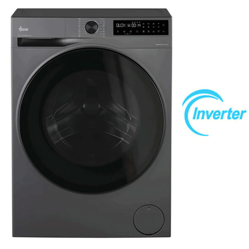 Machine à Laver Frontale Hoover HBP49SBL8G Inverter 9Kg Silver en Tunisie