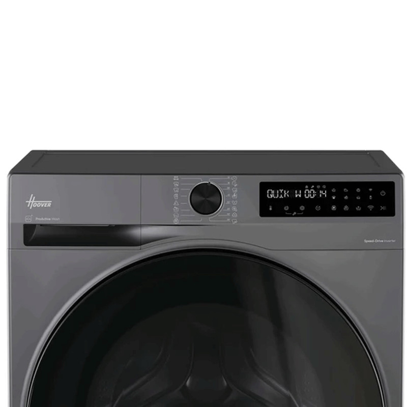 Machine à Laver Frontale Hoover HBP49SBL8G Inverter 9Kg Silver en Tunisie