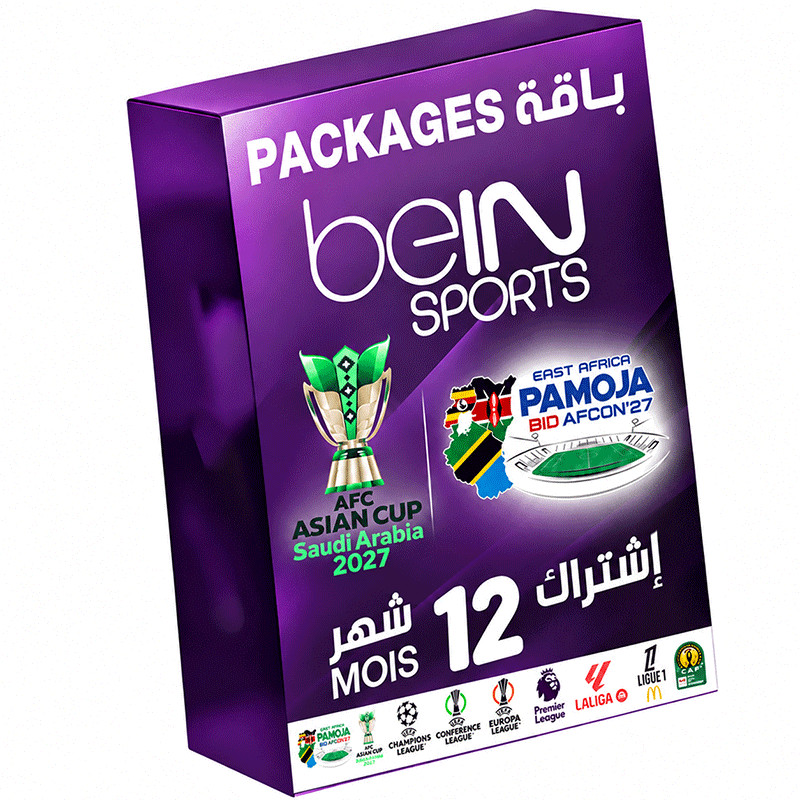 Pack 12 Mois Bein Sport Coupe d'Afrique + Coupe D'Asie en Tunisie