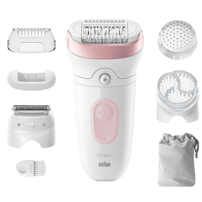 Epilateur Braun Silk Epil 7 5en1 Wet & Dry SE7-060 Blanc en Tunisie