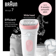 Epilateur Braun Silk Epil 7 5en1 Wet & Dry SE7-060 Blanc en Tunisie