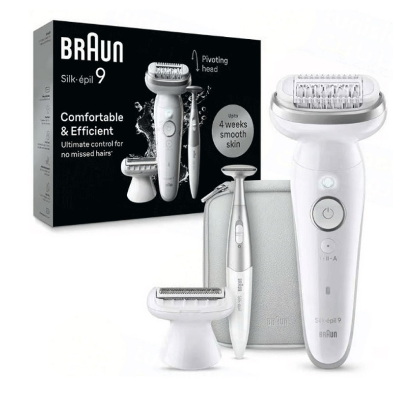 Epilateur Braun Silk Epil 9 5en1 Wet & Dry SES9-241 Blanc en Tunisie