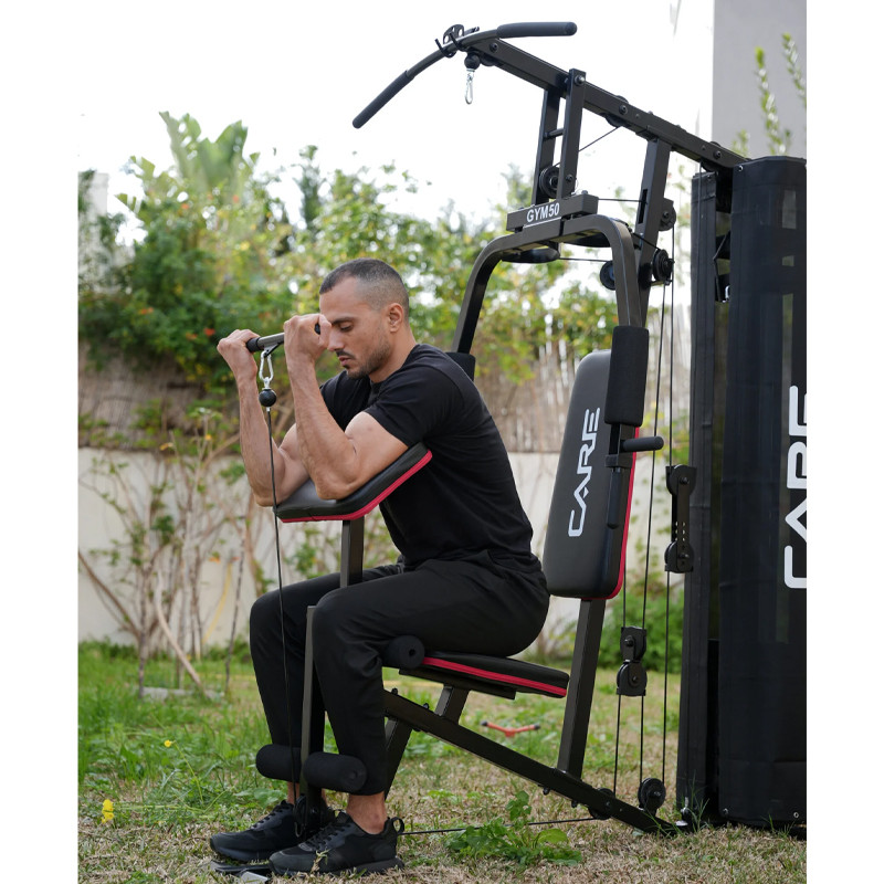 Machine De Musculation Multigym Care Fitness GYM250 Noir en Tunisie