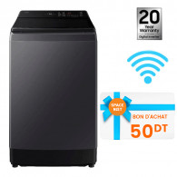 Machine à Laver Top Samsung WA80F13S5CNQ Smart 13Kg Noir en Tunisie