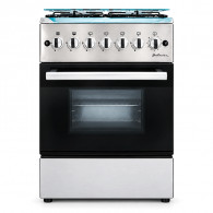 Cuisinière à Gaz Sotacer F6B40G2-I 4 Feux Inox