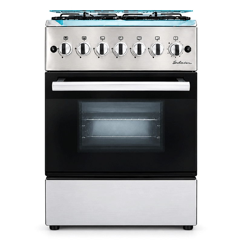 Cuisinière à Gaz Sotacer F6B40G2-I 4 Feux Inox EN Tunisie
