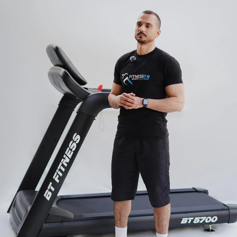 Tapis Roulant Pro BT Fitness BT5700 250Kg Noir En Tunisie