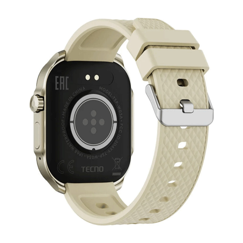 Montre Connectée Tecno Watch 3 Active Gold en Tunisie