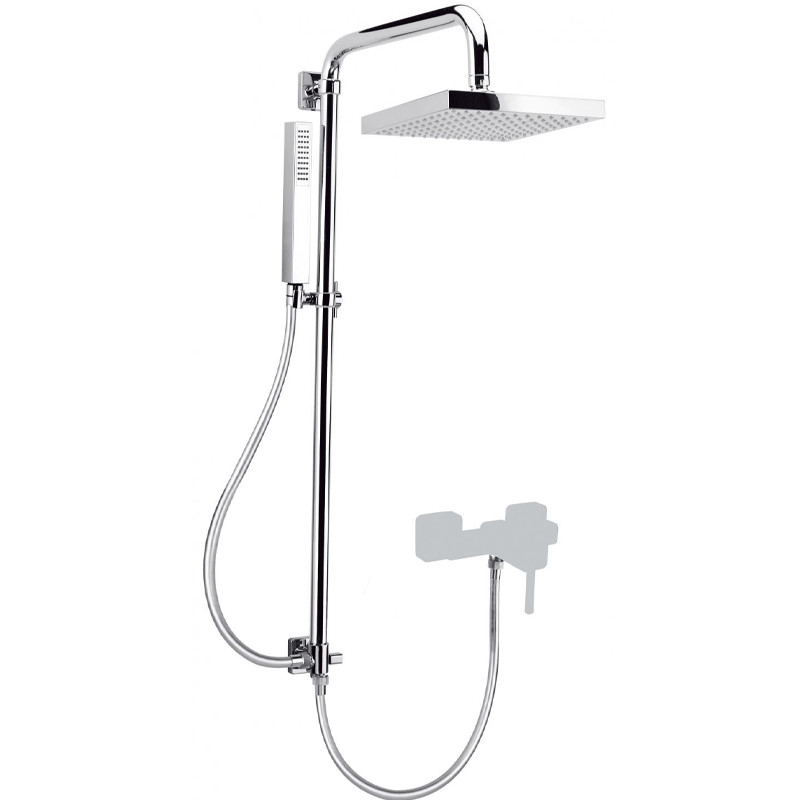 Colonne De Douche Avec Inverseur Sopal Zarzis 1088A04 Silver en Tunisie