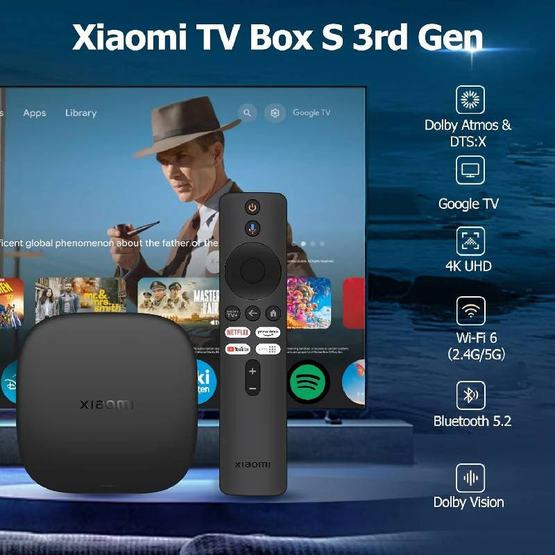 TV Box Xiaomi S 3rd Génération MDZ-32-AA 4K UHD Google TV  en Tunisie