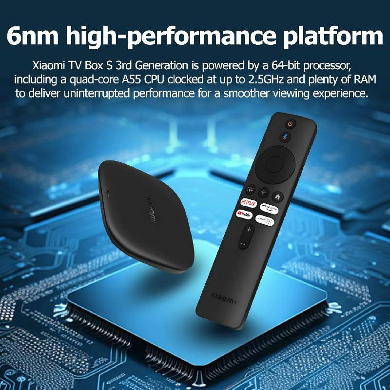 TV Box Xiaomi S 3rd Génération MDZ-32-AA 4K UHD Google TV  en Tunisie