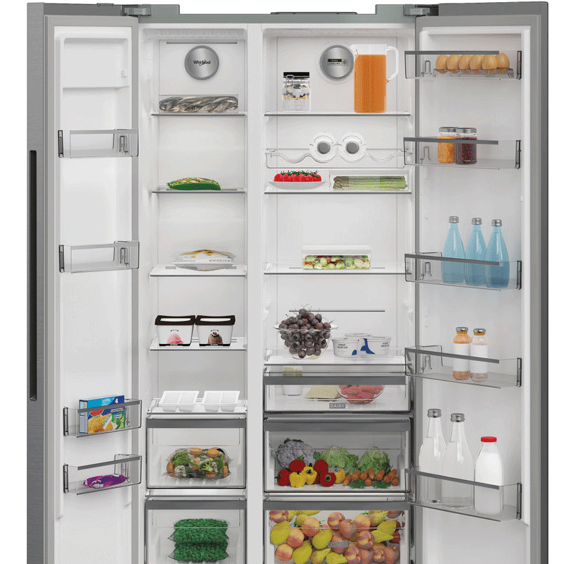 Réfrigérateur Side by Side Whirlpool WHG26592X4E 593 NoFrost Inox en Tunisie