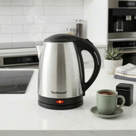 Bouilloire Électrique Sans Fil Techwood TBI-018 1500W 1.8L Inox en Tunisie