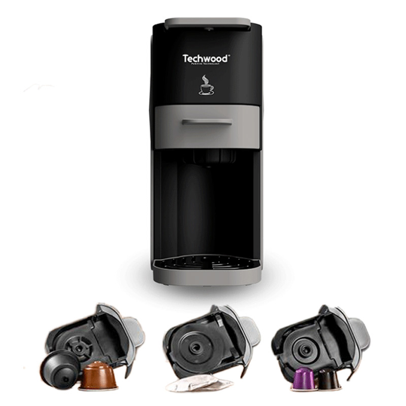 Machine à Café Expresso Techwood TCA-026N 0.7L 1350W Noir en Tunisie