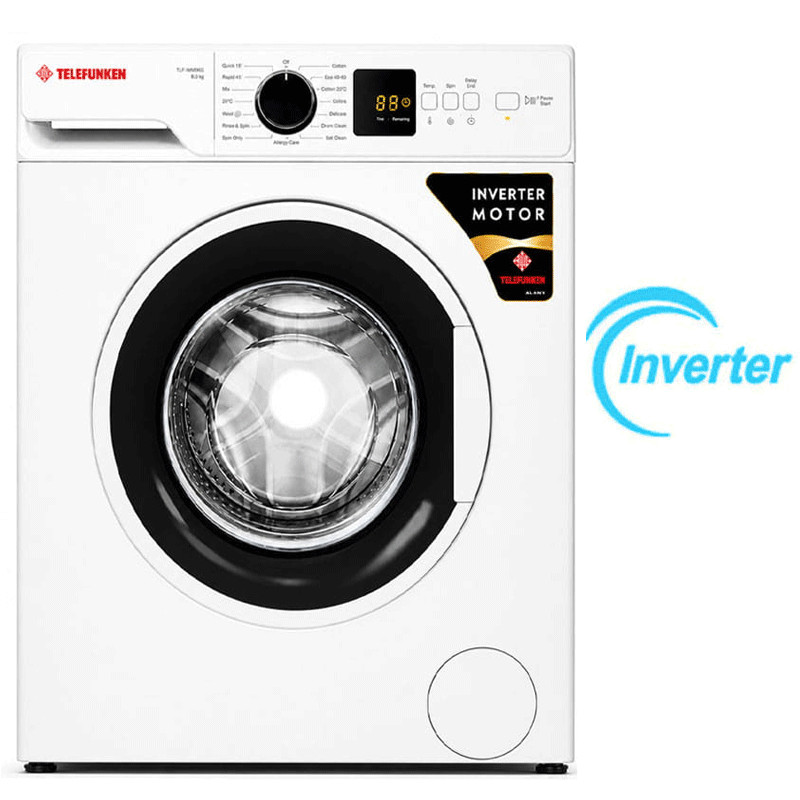 Machine à Laver Frontale Telefunken MACH-7KG1200TW Inverter 7Kg Blanc en Tunisie