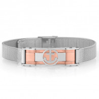 Bracelet Homme Daniel Klein Argent Et Rose Gold (DKJ.4.2094-2) en Tunisie