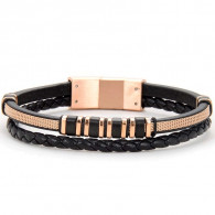 Bracelet Homme Polo Santa Barbara Noir (SBJ.6.1057-4) en Tunisie