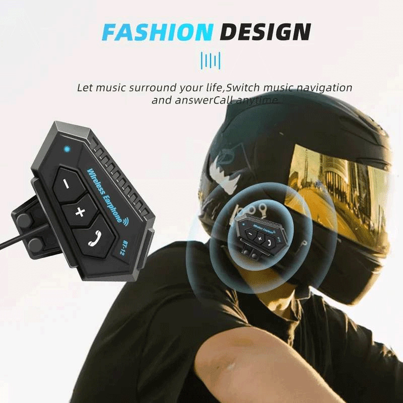 Kit Bluetooth BT-12BK Noir en Tunisie