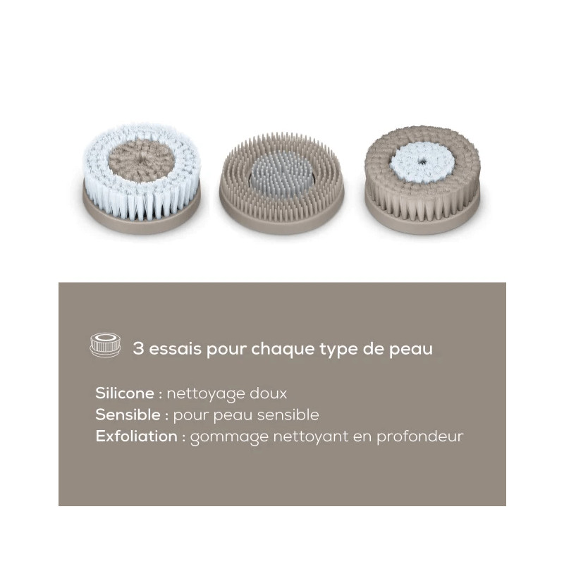 Brosse De Nettoyage Visage Electrique Beurer FC59 Silver en Tunisie