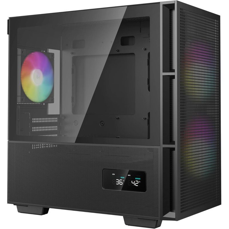 Boitier Gaming Deepcool CH360 Digital Mini-Tour Noir En Tunisie