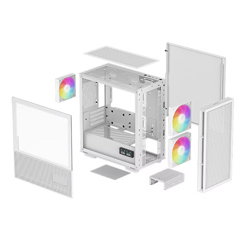Boitier Gaming Deepcool CH360 Digital Mini-Tour Blanc En Tunisie