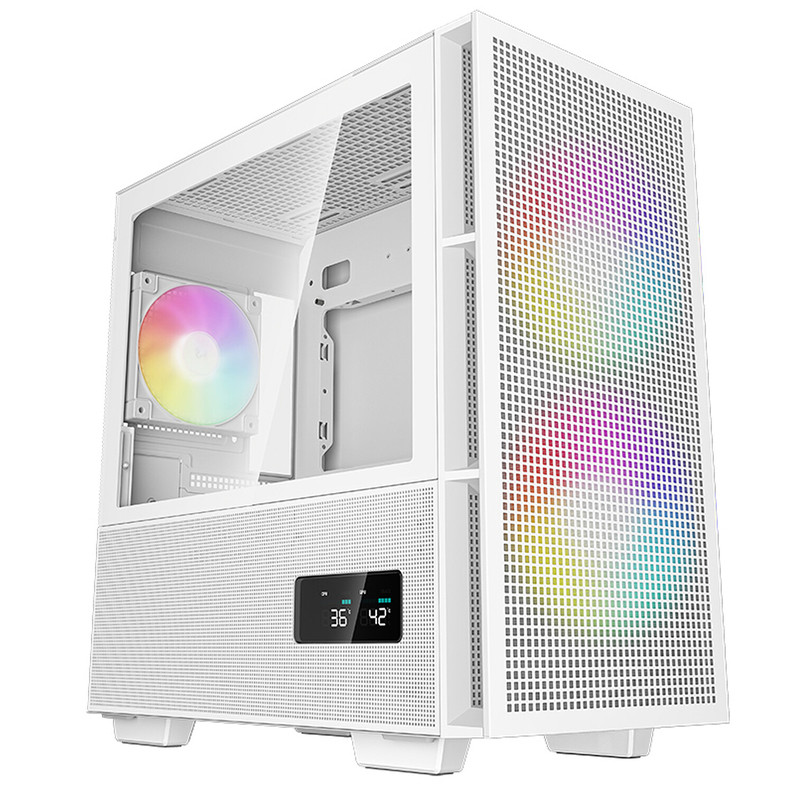 Boitier Gaming Deepcool CH360 Digital Mini-Tour Blanc En Tunisie