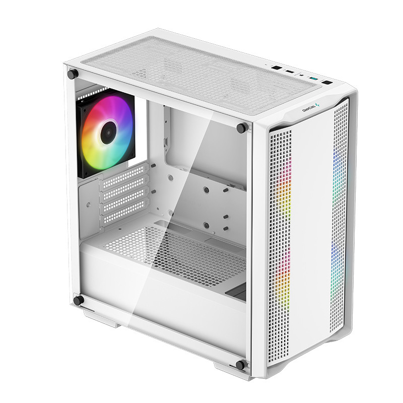 Boitier Gaming Deepcool CC360 ARGB Micro-ATX Blanc En Tunisie