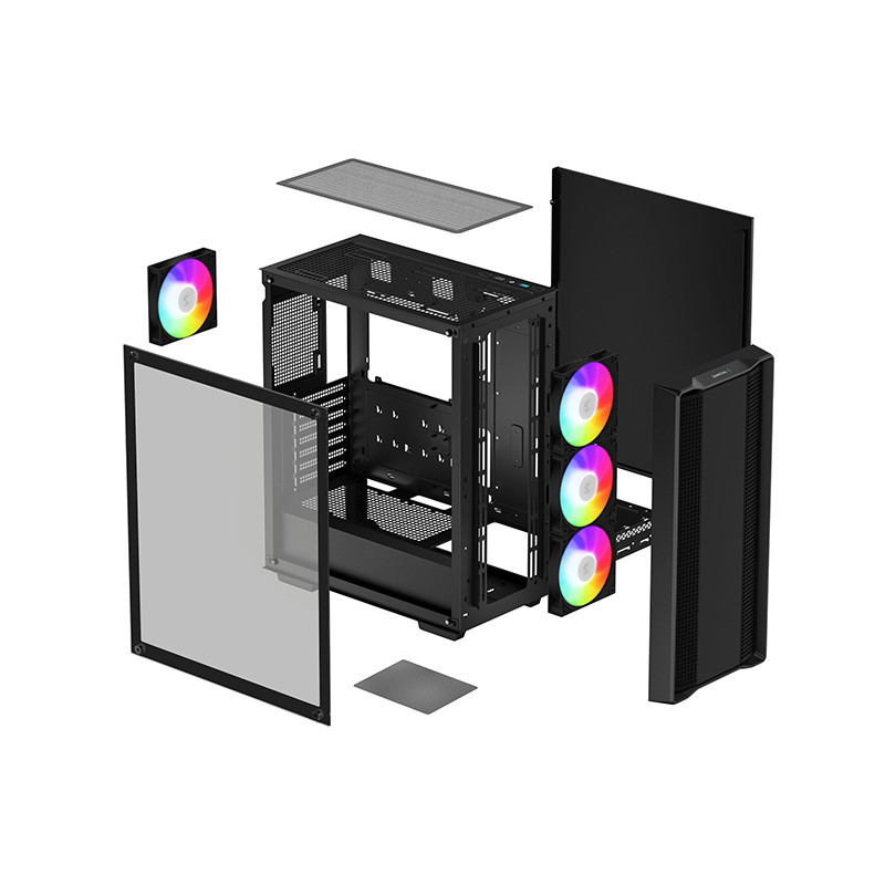 Boitier Gaming Deepcool CC560 ARGB V2 Moyen Tour Noir En Tunisie