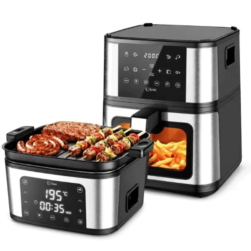 Air Fryer & Grill 2en1 Kiwi KAF-5538 4.5L 1450W Noir en Tunisie