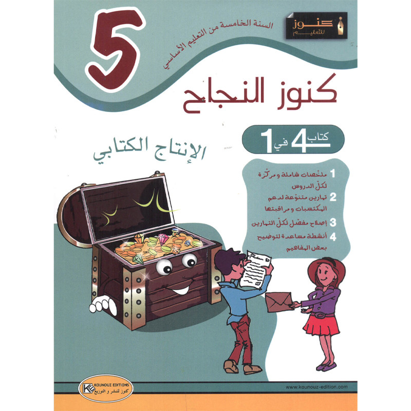 Parascolaire Kounouz Ennajeh Production écrite 5éme Année en Tunisie
