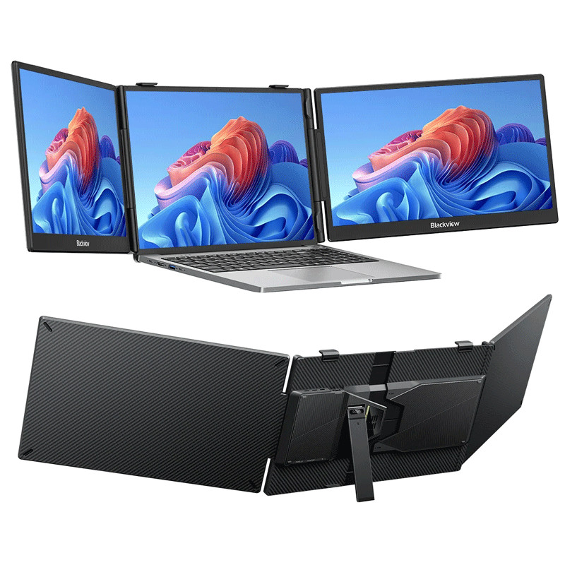Double Écran Portable Blackview DCM5 14'' Full HD 60Hz IPS Noir EN Tunisie