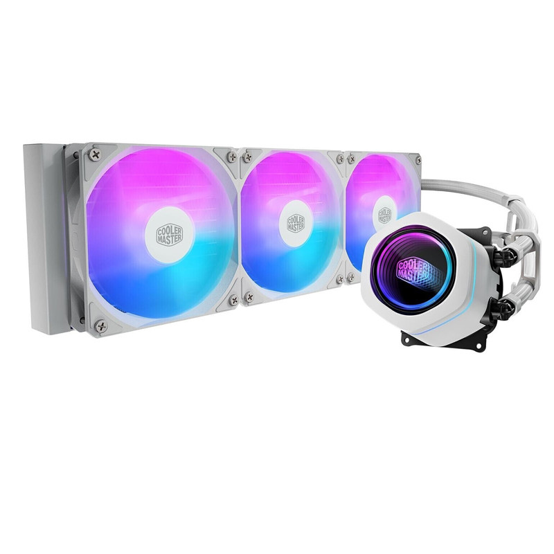 Refroidisseur Cooler Master MasterLiquid Core Nex 360 ARGB Blanc En Tunisie
