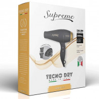 Sèche Cheveux Tecno Dry Supreme Elégant 2650W Noir