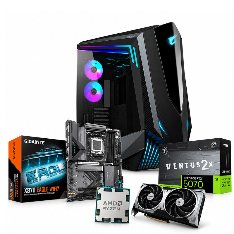 Pc Gamer Apex R710 Ryzen 7 9800X3D 32Go 1To SSD RTX 5070 12Go en Tunisie