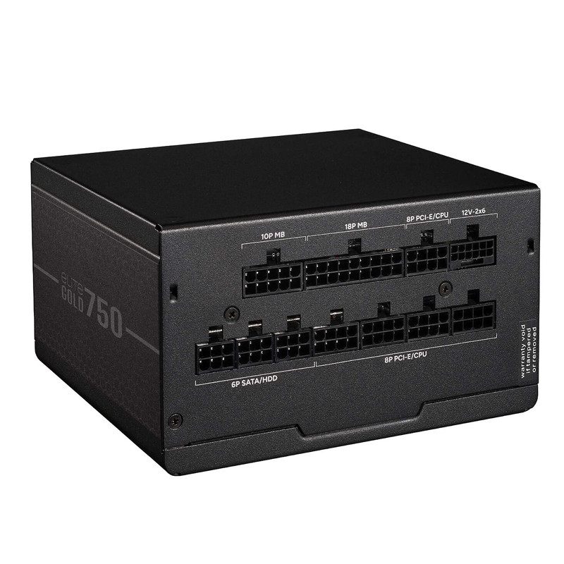 Bloc D'Alimentation Cooler Master Elite 750W Gold Noir En Tunisie